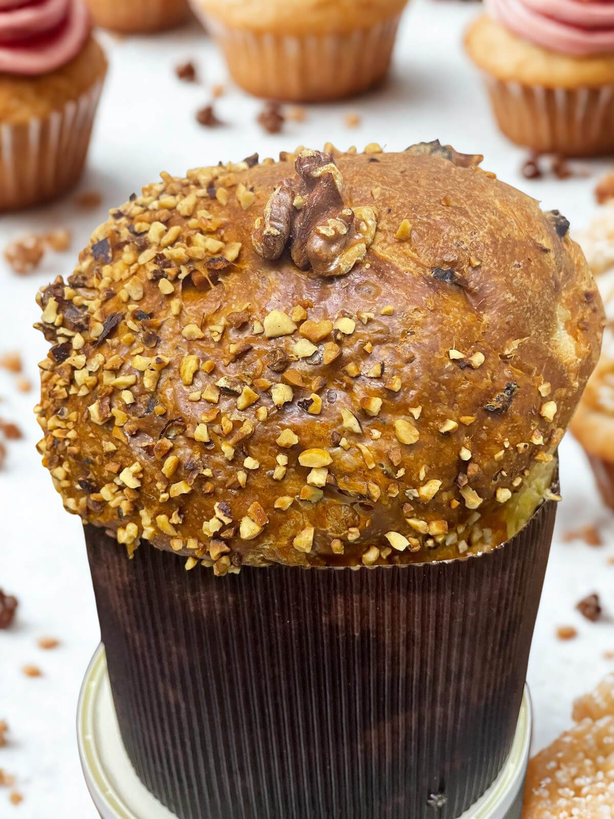 Panettone gastronomico “Carn e puorc patane e paparuli” 500gr.